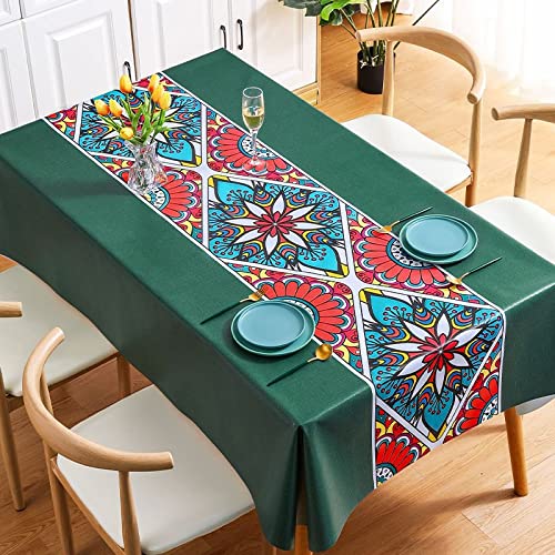 NINGHOME Tischdecke,100x160cm,Elegante Linoleum-Tischdecke, abwischbare rechteckige rechteckige PVC-Linoleum-Vinyl-Tischdecke, wasserdicht NINGHOME Tischdecke,100x160cm,Elegante Linoleum-Tischdecke, abwischbare rechteckige rechteckige PVC-Linoleum-Vinyl-Tischdecke, wasserdicht von NINGHOME