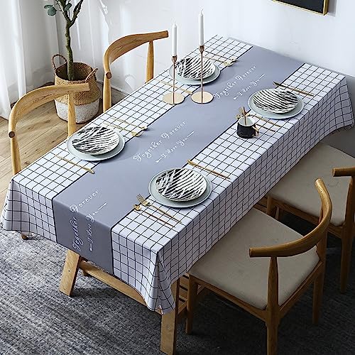 NINGHOME Tischdecke,120x160cm,Wachstuch mit Chic Stil - Abwischbare PVC Wachstuchtischdecke Wasserabweisend Rechteckige - Strapazierfähiges Tischdecke NINGHOME Tischdecke,120x160cm,Wachstuch mit Chic Stil - Abwischbare PVC Wachstuchtischdecke Wasserabweisend Rechteckige - Strapazierfähiges Tischdecke von NINGHOME