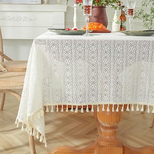 NINGHOME Tischdecke,150x260cm,Tischdecke Alltägliche Küchentischdecke Baumwollleinen Verschleißfest für Den Innenbereich Dekorative Tischdecke NINGHOME Tischdecke,150x260cm,Tischdecke Alltägliche Küchentischdecke Baumwollleinen Verschleißfest für Den Innenbereich Dekorative Tischdecke von NINGHOME