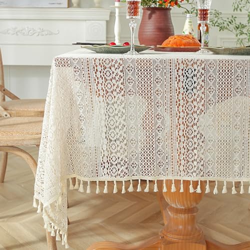 NINGHOME Tischdecke für Zuhause,150x160cm,Tischdecke Alltägliche Küchentischdecke Baumwollleinen Verschleißfest für Den Innenbereich Dekorative Tischdecke NINGHOME Tischdecke für Zuhause,150x160cm,Tischdecke Alltägliche Küchentischdecke Baumwollleinen Verschleißfest für Den Innenbereich Dekorative Tischdecke von NINGHOME