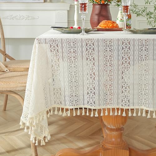 NINGHOME Tischdecke für Zuhause,150x350cm,Tischdecke Rechteckige Baumwolle Leinen Tischdecken Waschbare Tischtuch für Küche Esstischplatte NINGHOME Tischdecke für Zuhause,150x350cm,Tischdecke Rechteckige Baumwolle Leinen Tischdecken Waschbare Tischtuch für Küche Esstischplatte von NINGHOME