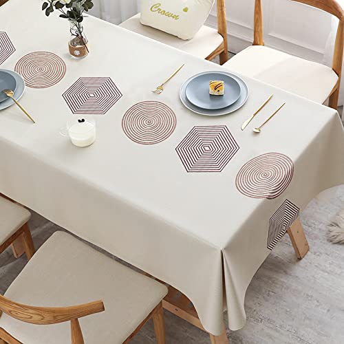 NINGHOME Wasser- und ölbeständig,120x170cm,Elegante Linoleum-Tischdecke, abwischbare rechteckige rechteckige PVC-Linoleum-Vinyl-Tischdecke, wasserdicht NINGHOME Wasser- und ölbeständig,120x170cm,Elegante Linoleum-Tischdecke, abwischbare rechteckige rechteckige PVC-Linoleum-Vinyl-Tischdecke, wasserdicht von NINGHOME