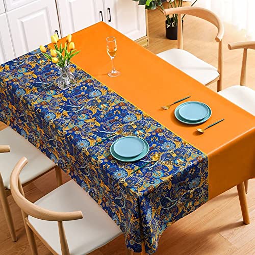 NINGHOME Wasser- und ölbeständig,120x170cm,Wachstuch mit Chic Stil - Abwischbare PVC Wachstuchtischdecke Wasserabweisend Rechteckige - Strapazierfähiges Tischdecke NINGHOME Wasser- und ölbeständig,120x170cm,Wachstuch mit Chic Stil - Abwischbare PVC Wachstuchtischdecke Wasserabweisend Rechteckige - Strapazierfähiges Tischdecke von NINGHOME