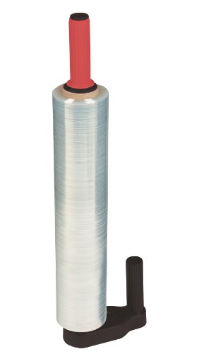 NIPS 140774103 HANDABROLLER für Stretchfolie, geeignet für Rollen-Kerndurchmesser von 50 mm, schwarz/rot von NIPS