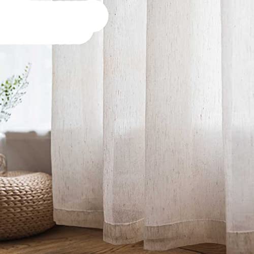 Beige Leinen-Tüll-Vorhänge für Wohnzimmer Moderne Flachs-Gardinen für Schlafzimmer Fester Vorhang für Kinder-Fenstervorhänge-Beige Tüll-Vorhänge,B300cm x H270cm,Tüllen Top Beige Leinen-Tüll-Vorhänge für Wohnzimmer Moderne Flachs-Gardinen für Schlafzimmer Fester Vorhang für Kinder-Fenstervorhänge-Beige Tüll-Vorhänge,B300cm x H270cm,Tüllen Top von NIQIU
