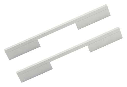 NIRNHYRUR Goldgriffe 2 Pcs Möbel Griffe Aluminium Farbe Kleiderschrank Tür Pull Griffe Schrank Schublade Zieht,(Length 370mm) von NIRNHYRUR