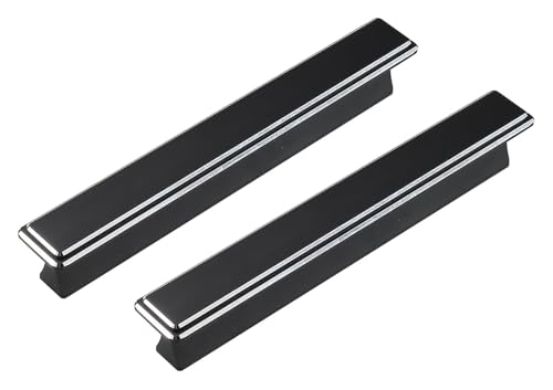 NIRNHYRUR Goldgriffe 2 Stück Kleiderschrank-Türgriffe aus massivem Material, Möbelgriffe aus Aluminium, for Küchenschränke(Length 150mm) von NIRNHYRUR