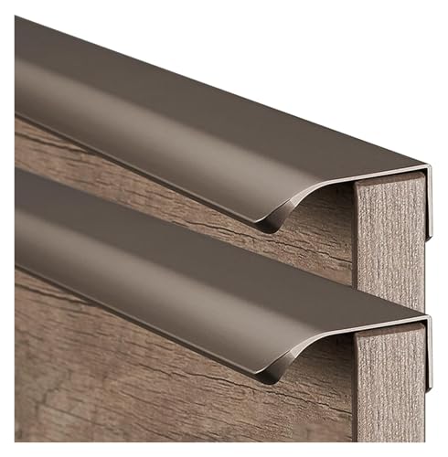 NIRNHYRUR Goldgriffe 2 Stück Küchenschrankgriffe, Kleiderschranktürgriffe, Lange Griffe, Schubladengriffe aus Aluminiumlegierung,(Length 600mm) von NIRNHYRUR