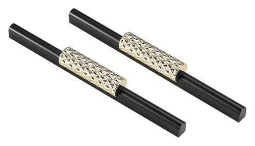 NIRNHYRUR Goldgriffe 2 Stück Küchenschrankgriffe aus Zinklegierung, Schranktürgriffe, Schubladengriffe, solide Möbelgriffe, Kleiderschrankgriffe(Length 200mm) von NIRNHYRUR