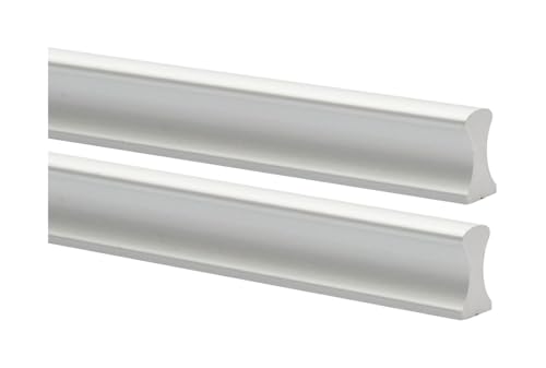 NIRNHYRUR Goldgriffe 2 Stück Küchenschrankgriffe aus massivem Aluminium, Schubladengriffe, verlängern Möbeltürgriffe, mit Schrauben(Length 265mm) von NIRNHYRUR