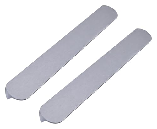 NIRNHYRUR Goldgriffe 2 Stück Schranktürgriffe, Möbel-Garderobengriffe aus Aluminiumlegierung, for Küchen- und Schlafzimmerschubladen, gebürstete Oberfläche(Length 400mm) von NIRNHYRUR