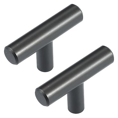 NIRNHYRUR Goldgriffe Küchenschrankknöpfe, 2 Stück, Möbelschubladengriffe, solide Kleiderschranktürgriffe, Aluminiumlegierung(Length 50mm) von NIRNHYRUR