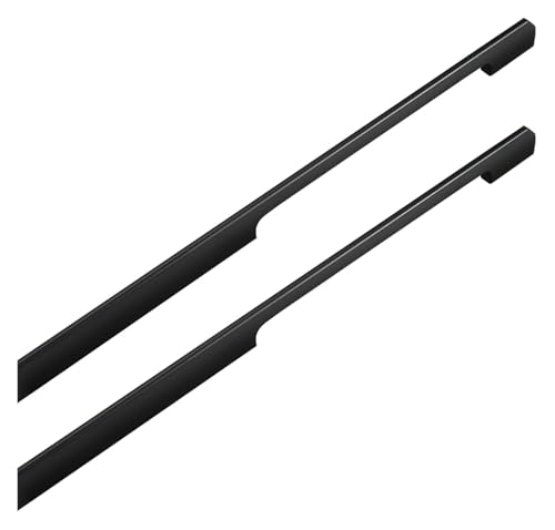 NIRNHYRUR Goldgriffe Massive Küchengriffe, goldfarben, for Schränke und Schubladen, 2 Stück, Möbeltürgriffe,(Length 800mm) von NIRNHYRUR