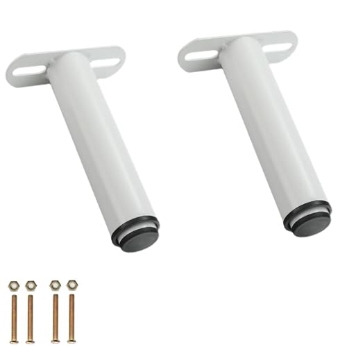 NIRNHYRUR Möbelbeine 2X verstellbare Bettbeine, Stützbeine for Metallmöbel, Schrankfüße aus kaltgewalztem Stahl, for Sofa(25cm(9.8in)) von NIRNHYRUR