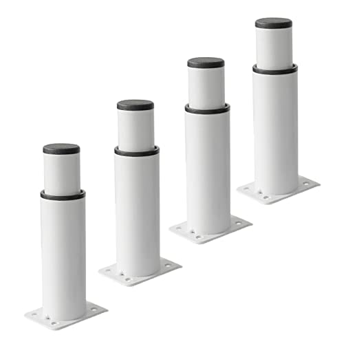 NIRNHYRUR Möbelbeine 4 Stück Möbelbeine aus Aluminiumlegierung, Tischbeine aus Metall, Sofabeine, runde Ersatz-Küchenfüße, Couchtischfüße NIRNHYRUR Möbelbeine 4 Stück Möbelbeine aus Aluminiumlegierung, Tischbeine aus Metall, Sofabeine, runde Ersatz-Küchenfüße, Couchtischfüße von NIRNHYRUR