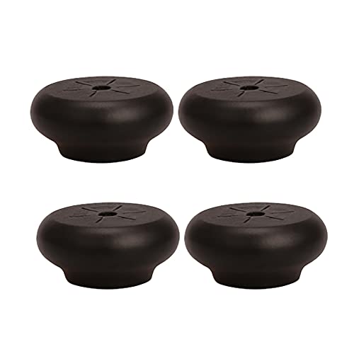 NIRNHYRUR Möbelbeine Ersatzmöbelbeine, 4 x Möbelbeine aus Holz, runde Brötchen-Möbelfüße, Sofa-, Schrank- und Couchbeine(C,Diameter 42mm) von NIRNHYRUR