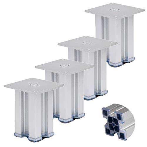 NIRNHYRUR Möbelbeine Schrankbeine aus Aluminiumlegierung, Möbelstützbeine, Tischbeine aus Metall, Couchtischbeine, Couchtischbeine NIRNHYRUR Möbelbeine Schrankbeine aus Aluminiumlegierung, Möbelstützbeine, Tischbeine aus Metall, Couchtischbeine, Couchtischbeine von NIRNHYRUR