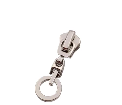 NIRNHYRUR Reißverschlüsse 5 Stück 5# Reißverschlussschieber for Nylon-Reißverschlussband, Stoff, Nähreißverschlüsse, Abzieherkopf, Reißverschlüsse, Zuggriff, Gepäckzubehör for Nylon(Silver) NIRNHYRUR Reißverschlüsse 5 Stück 5# Reißverschlussschieber for Nylon-Reißverschlussband, Stoff, Nähreißverschlüsse, Abzieherkopf, Reißverschlüsse, Zuggriff, Gepäckzubehör for Nylon(Silver) von NIRNHYRUR