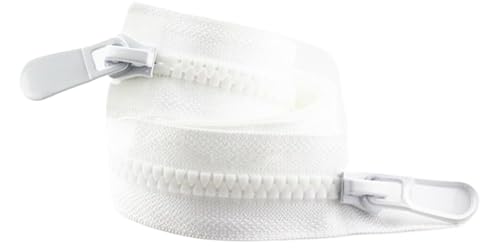 NIRNHYRUR Reißverschlüsse 8# 15# Reißverschlüsse 70-100cm Reißverschlüsse Doppelschieber Einzelzieher Offenes Ende Auto Lock Lange Reißverschlüsse for Jacken Outdoor Rucksack Zubehör(White,90cm-NO8) NIRNHYRUR Reißverschlüsse 8# 15# Reißverschlüsse 70-100cm Reißverschlüsse Doppelschieber Einzelzieher Offenes Ende Auto Lock Lange Reißverschlüsse for Jacken Outdoor Rucksack Zubehör(White,90cm-NO8) von NIRNHYRUR