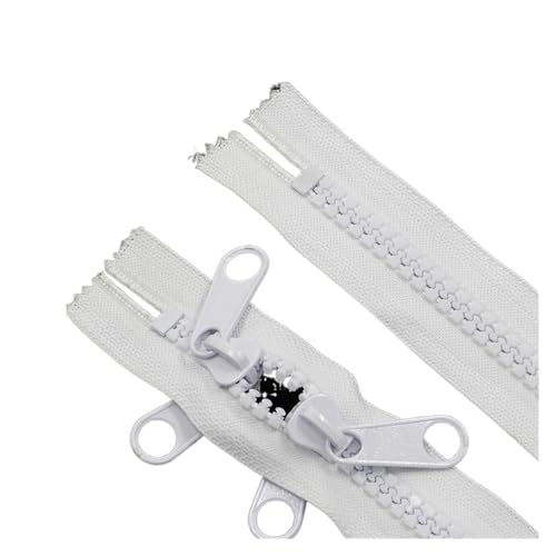 Reißverschlüsse 10# Reißverschlüsse, 100–600 cm, dekorativer Doppelschieber, Zweiwege-Reißverschluss mit geschlossenem Ende for Zelttasche, Outdoor-Reißverschlüsse, DIY-Nähzubehör(White,300CM) Reißverschlüsse 10# Reißverschlüsse, 100–600 cm, dekorativer Doppelschieber, Zweiwege-Reißverschluss mit geschlossenem Ende for Zelttasche, Outdoor-Reißverschlüsse, DIY-Nähzubehör(White,300CM) von NIRNHYRUR