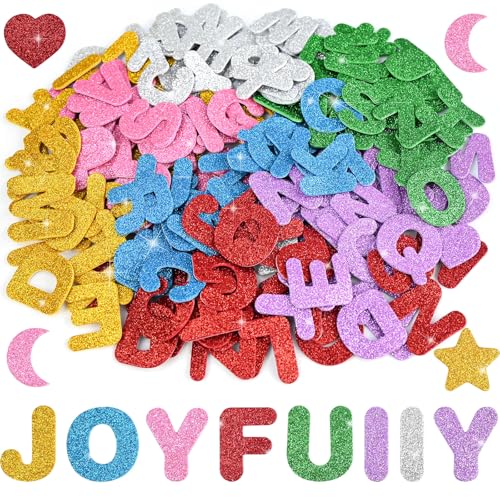 NISENTIA 203 Stück Moosgummi Buchstaben Selbstklebend, 4 CM Bunte Glitzer Buchstaben Aufkleber Selbstklebend Glitzer Schaumstoff Alphabet Sticker Deko für Schultüte DIY Handwerk Gestalten Dekorieren NISENTIA 203 Stück Moosgummi Buchstaben Selbstklebend, 4 CM Bunte Glitzer Buchstaben Aufkleber Selbstklebend Glitzer Schaumstoff Alphabet Sticker Deko für Schultüte DIY Handwerk Gestalten Dekorieren von NISENTIA