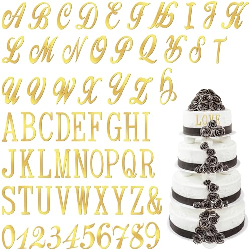 NISENTIA 63 Stück Buchstaben Tortendeko, Torten Buchstaben für Torte Gold Acryl Kuchen Deko Tortendeko Zahlen 0-9 und A-Z Goldenen Kuchenbuchstaben für Geburtstag Hochzeit Jubiläum Party NISENTIA 63 Stück Buchstaben Tortendeko, Torten Buchstaben für Torte Gold Acryl Kuchen Deko Tortendeko Zahlen 0-9 und A-Z Goldenen Kuchenbuchstaben für Geburtstag Hochzeit Jubiläum Party von NISENTIA