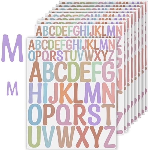 NISENTIA Buchstaben Aufkleber, 520 Stück/10 Blatt klebebuchstaben Bunt, Selbstklebende Buchstaben Vinyl Sticker, Buchstaben zum Aufkleben Groß Wetterfest,für Postfach,Schilder,Adressnummer,DIY NISENTIA Buchstaben Aufkleber, 520 Stück/10 Blatt klebebuchstaben Bunt, Selbstklebende Buchstaben Vinyl Sticker, Buchstaben zum Aufkleben Groß Wetterfest,für Postfach,Schilder,Adressnummer,DIY von NISENTIA