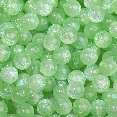 NITOPUPU 100 Stück 8 mm hellgrüne Harzperlen zum Basteln für DIY-Projekte, Basteln, Dekoration, Halsketten, Armbänder, Ohrringe NITOPUPU 100 Stück 8 mm hellgrüne Harzperlen zum Basteln für DIY-Projekte, Basteln, Dekoration, Halsketten, Armbänder, Ohrringe von NITOPUPU