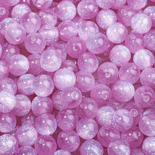 NITOPUPU 100 Stück 8 mm hellviolette Harz-Perlen zum Basteln für DIY-Projekte, Basteln, Dekoration, Halsketten, Armbänder, Ohrringe NITOPUPU 100 Stück 8 mm hellviolette Harz-Perlen zum Basteln für DIY-Projekte, Basteln, Dekoration, Halsketten, Armbänder, Ohrringe von NITOPUPU