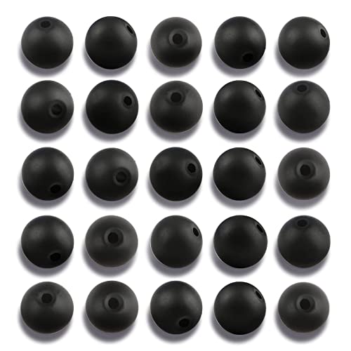 NITOPUPU 100 Stück 8 mm natürliche mattschwarze Onyx-Achatperlen runde lose Edelsteinperlen für die Schmuckherstellung mit Kristall-Stretch-Kordel NITOPUPU 100 Stück 8 mm natürliche mattschwarze Onyx-Achatperlen runde lose Edelsteinperlen für die Schmuckherstellung mit Kristall-Stretch-Kordel von NITOPUPU