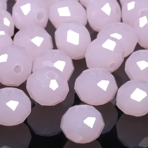 NITOPUPU 60 Stück 8 mm hochwertige Porzellan-Jade-Perlen für DIY zur Schmuckherstellung, ausreichend für den täglichen Gebrauch von NITOPUPU