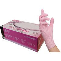 NITRAS® unisex Einmalhandschuhe PINK WAVE rosa Größe M 100 St. von NITRAS®