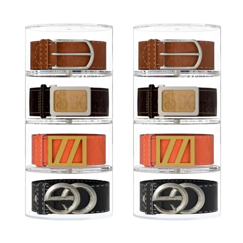NIUBEE Gürtel-Organizer, Acryl, 8 Ebenen, Gürteltasche, Aufbewahrung und Display für Accessoires wie Schmuck, Uhren, Armbänder NIUBEE Gürtel-Organizer, Acryl, 8 Ebenen, Gürteltasche, Aufbewahrung und Display für Accessoires wie Schmuck, Uhren, Armbänder von NIUBEE