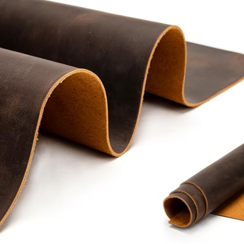 Echtlederbögen, 15,2 x 30,5 cm – Werkzeug-Leder-Stoffstücke zum Basteln, Vollnarbenleder-Material, Dunkelbraun, 2 mm dick Echtlederbögen, 15,2 x 30,5 cm – Werkzeug-Leder-Stoffstücke zum Basteln, Vollnarbenleder-Material, Dunkelbraun, 2 mm dick von NIUCUNZH