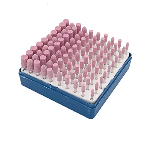 NIUPIKA Schleifaufsätze, Kegelform, für Rotationswerkzeuge von Dremel, Schaft 3 mm, 100 Stück NIUPIKA Schleifaufsätze, Kegelform, für Rotationswerkzeuge von Dremel, Schaft 3 mm, 100 Stück von NIUPIKA