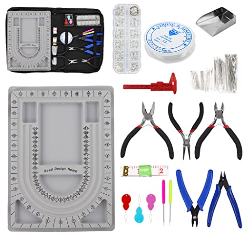 Perlenbrett für die Schmuckherstellung, Perlen-Tablett, Perlenzubehör, Halskettenhersteller, Armbandherstellung, Tabletts, Messplatte, handgefertigtes DIY-Handwerkswerkzeug-Set Perlenbrett für die Schmuckherstellung, Perlen-Tablett, Perlenzubehör, Halskettenhersteller, Armbandherstellung, Tabletts, Messplatte, handgefertigtes DIY-Handwerkswerkzeug-Set von NIUPIKA