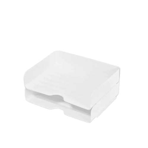 Brieftasche, um die Papiere aufzunehmen, Einfache Stil Robuste Lagerung Box Stapelbar Desktop Datei Dokument Tablett Organizer Horizontale A4 Größe Datei von NIUSABOU