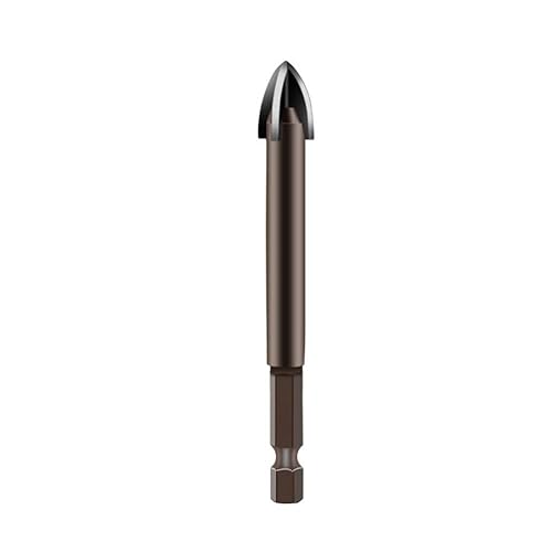 Diamanten, Fliesenbohrer, Wolframkarbid, mehrere Größen, Kreuz-Sechskantschaft, for Glas, Keramik, Beton, elektrische Handbohrmaschine(4mm) von NIUSABOU