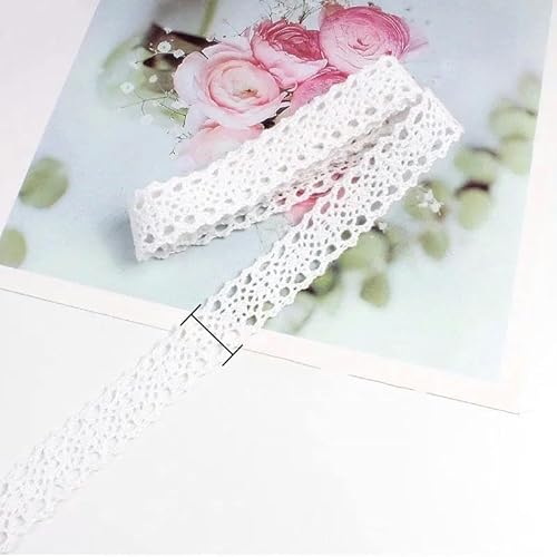 Lisiengürtel, Baumwolle Häkelspitze Stoff Band Multicolor Pack von 2 Yards for Bekleidung Nähen(Style-09) von NIUSABOU