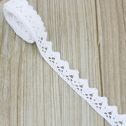 Lisiengürtel, Bestickter Spitzenbesatz, 25 mm breit, 100% Baumwolle, wasserlöslich, umweltfreundlich, mehrfarbig, 5er-Pack(10) von NIUSABOU