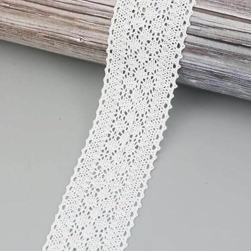 Lisiengürtel, Bestickter Spitzenbesatz, 25 mm breit, 100% Baumwolle, wasserlöslich, umweltfreundlich, mehrfarbig, 5er-Pack(11) von NIUSABOU