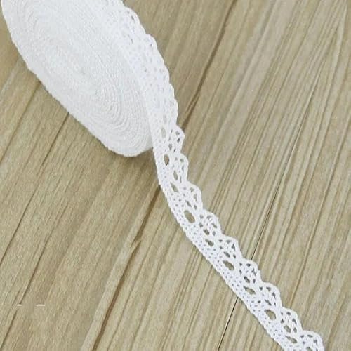 Lisiengürtel, Bestickter Spitzenbesatz, 25 mm breit, 100% Baumwolle, wasserlöslich, umweltfreundlich, mehrfarbig, 5er-Pack(22) von NIUSABOU
