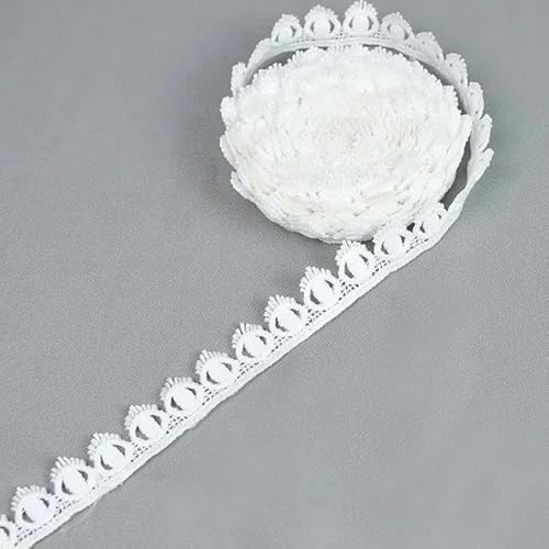 Lisiengürtel, Besticktes Spitzenbesatzband, DIY-Nähhandwerk, 10–33 mm Breite, 5 Yard, Milchseide(13.0mm width-C-012) von NIUSABOU
