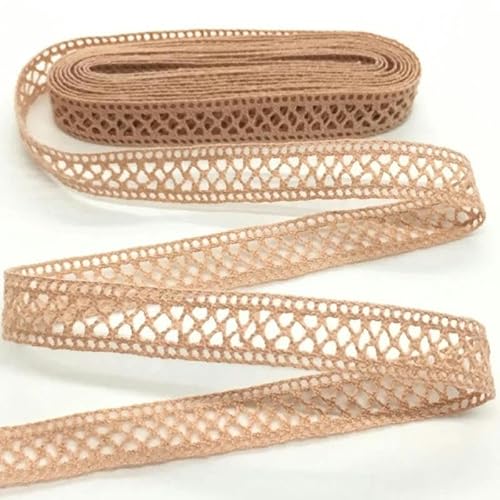 Lisiengürtel, Gehäkelte Spitzenborte aus Baumwolle, mehrfarbig, 1–4,5 cm x 2 Yards, for Selbernähen und Dekorieren(C-0175-3 (1cm)) von NIUSABOU
