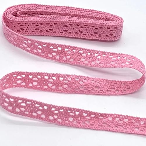 Lisiengürtel, Gehäkelte Spitzenborte aus Baumwolle, mehrfarbig, 1–4,5 cm x 2 Yards, for Selbernähen und Dekorieren(C010-22 (1.2cm)) von NIUSABOU