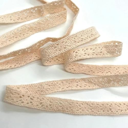 Lisiengürtel, Gehäkelte Spitzenborte aus Baumwolle, mehrfarbig, 1–4,5 cm x 2 Yards, for Selbernähen und Dekorieren(C010-23 (1.2cm)) von NIUSABOU