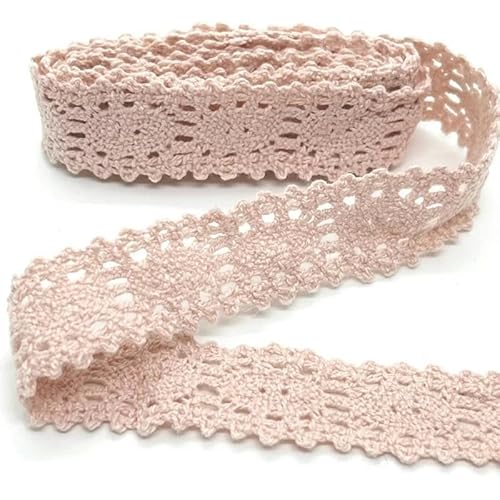 Lisiengürtel, Gehäkelte Spitzenborte aus Baumwolle, mehrfarbig, 1–4,5 cm x 2 Yards, for Selbernähen und Dekorieren(C027-15 (1.8cm)) von NIUSABOU