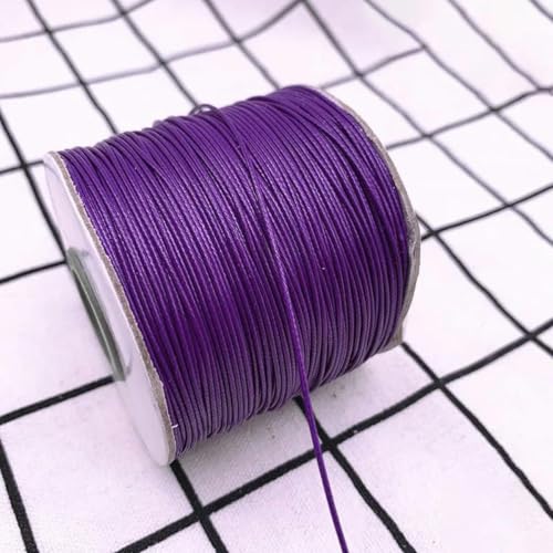 NIUSABOU Gewachste Polyester-Kordel, 0,5 0,8 1,0 1,5 2,0 mm gewachste Schnur gewachste Faden Schnur String Strap Halskette Seil Perlen(20,1.5mm(10meters)) von NIUSABOU