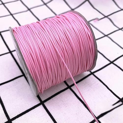 NIUSABOU Gewachste Polyester-Kordel, 0,5 0,8 1,0 1,5 2,0 mm gewachste Schnur gewachste Fadenschnur Schnurband Halskette Seil Perle DIY Schmuckherstellung(07,1.5mm(10meters)) von NIUSABOU