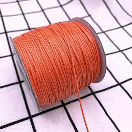 NIUSABOU Gewachste Polyester-Kordel, 0,5 0,8 1,0 1,5 2,0 mm gewachste Schnur gewachste Fadenschnur Schnurband Halskette Seil Perle DIY Schmuckherstellung(08,1.5mm(10meters)) von NIUSABOU